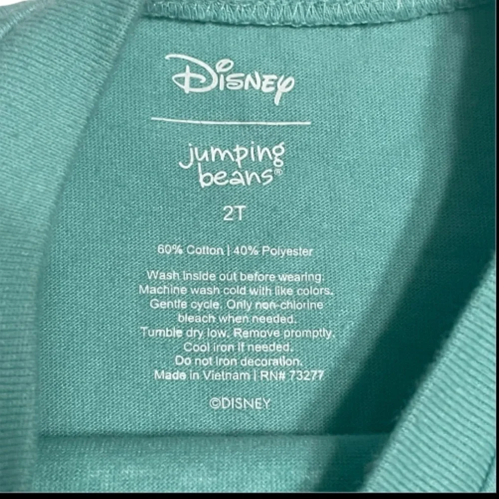 Disney Mickey Mouse Kids Long Sleeve Shirt - Teal and Grey
